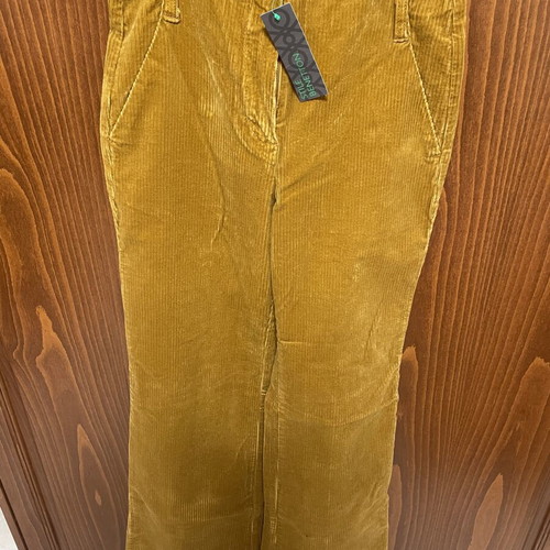 Corduroy pants United Colors of Benetton new, brown and yellow, size M