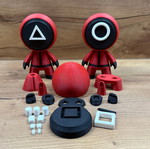 Squid Game figures new, 3D printed