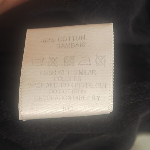 Body Action women's blouse M black 100% cotton like new