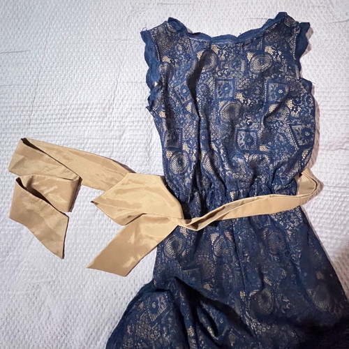 Camelot lace jumpsuit used, blue