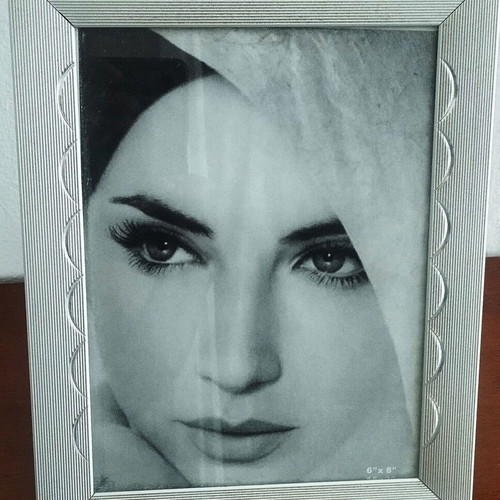 Silver photo frame 14x19cm used