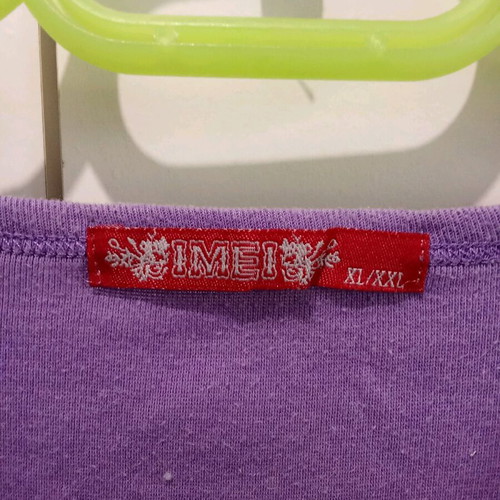 Summer sleeveless cotton purple top like new, size L