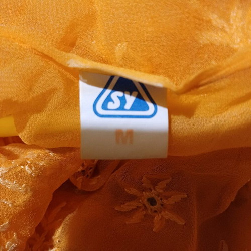 Orange caftan like new for the beach size M