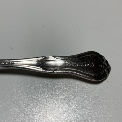 Art Deco Silver-Plated Forks used, set of 6 with hallmarks