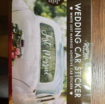 Wedding car sticker Ginger Ray new in packaging