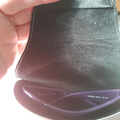 Dolce & Gabbana purple mask women's sunglasses like new with case