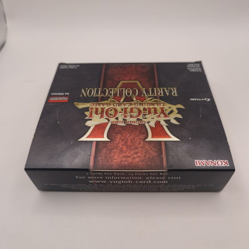 Yu-Gi-Oh! Rarity Collection V Booster Box empty, English Edition 1st Edition used