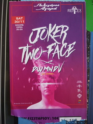 Joker Twoface live ticket Ioannina used