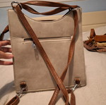 Leather backpack like new
