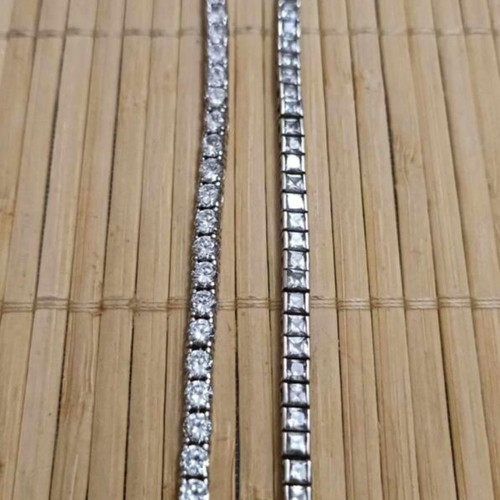 Riviera silver 925 bracelets with zirconia new, weight 12-20 grams