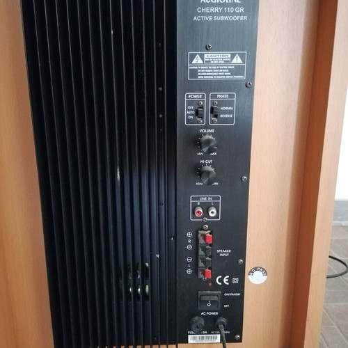 Audioline subwoofer, very powerful