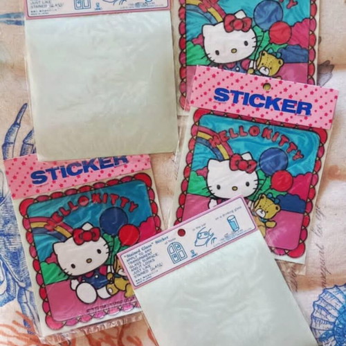 Vintage Sanrio Hello Kitty stickers NOS 1987