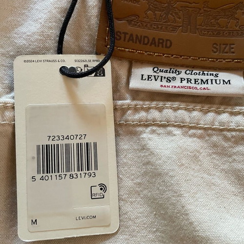 Levi's Linen Mix Trucker Jacket brand new, beige, size M