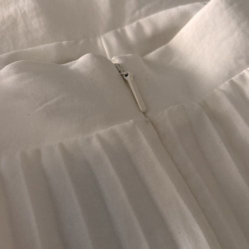 Mango Maxi Pleated Skirt off-white medium like new