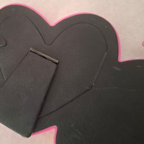 Happy Ending Romantic Photo Frame like new, heart-shaped couple design