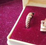 2 gold-plated rings, size 53, excellent quality