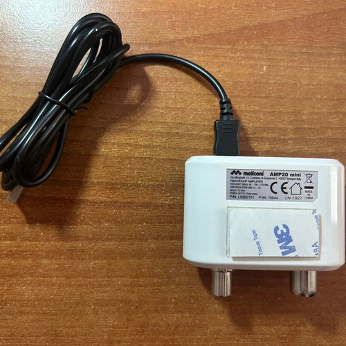 Meliconi 880101 Indoor Digital Aerial Signal Amplifier 25dB