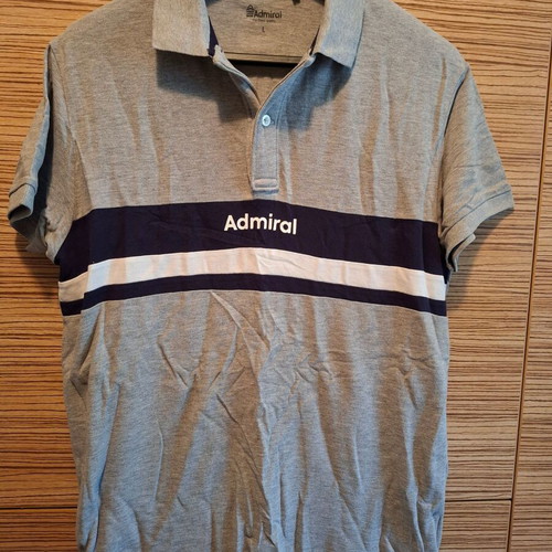 Admiral short-sleeve shirt like new, gray, size L