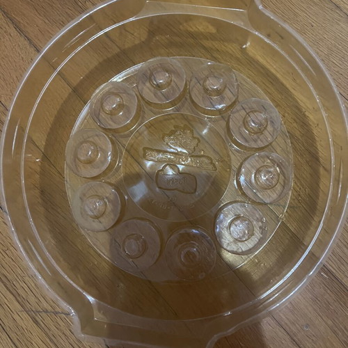 Vintage Beyblade Spinners collectible base case Tasty retro 00s