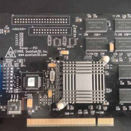 Quantum3D Raven PCI 16MB graphics card, 3dfx Voodoo Banshee