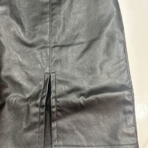 NAANAA Women's Skirt New Synthetic Leather Size 8/36/S Black