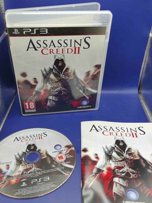 Assassin's Creed II PS3 game, complete with case, disc and booklet