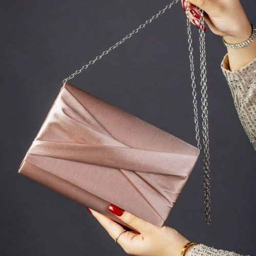 Clutch bag brand new, pink nude