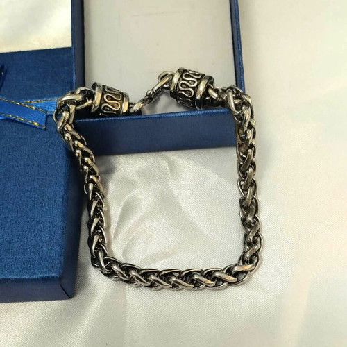 Vikings Nordic Style Bracelet New Silver 21cm