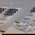  William Lawson's scotch whisky 2 παλιά διαφημιστικά ποτήρια