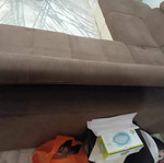 Corner sofa with extra and storage space like new