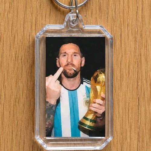 Acrylic keyring inspired by 2022 FIFA World Cup