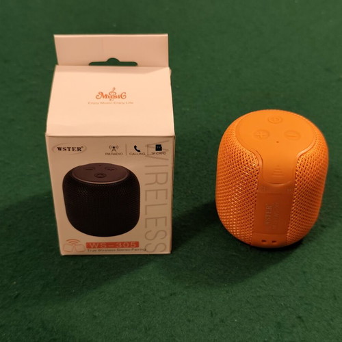 WSTER WS-805 Portable Bluetooth Speaker TWS, orange