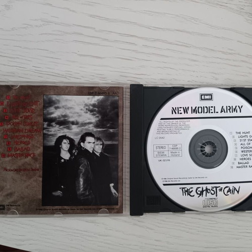 New Model Army Ghost of Cain CD like new, rock album 1986