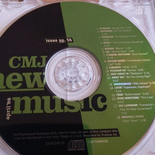CMJ New Music 4 CD pack used, blues