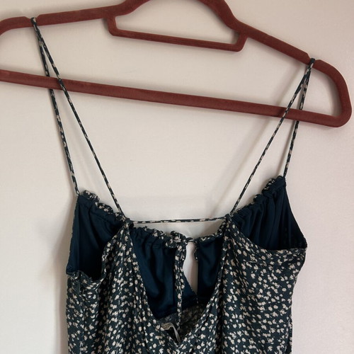 Pull & Bear floral long dress used, size large