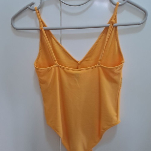 H&M bodysuit new, yellow, summer, size S