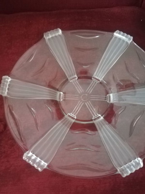 Crystal platter like new