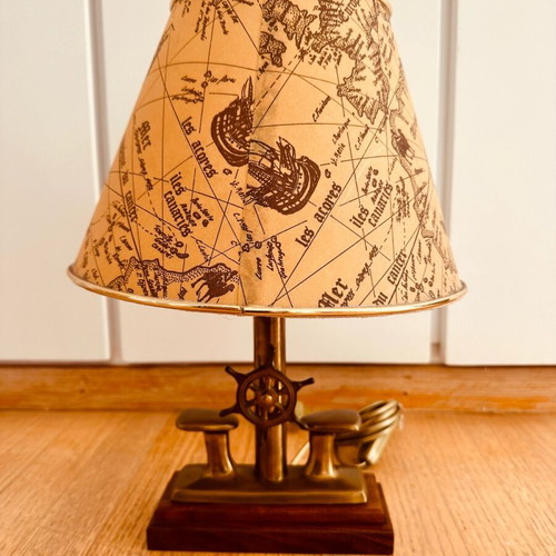 Table lamp vintage new, retro portatif
