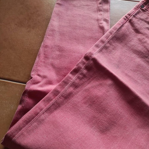 Pink denim pants like new, size M 38 10