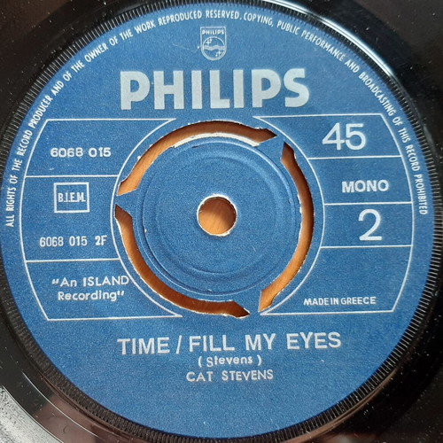 Cat Stevens Lady D'Arbanville / Time Fill My Eyes 7" single used, mono version