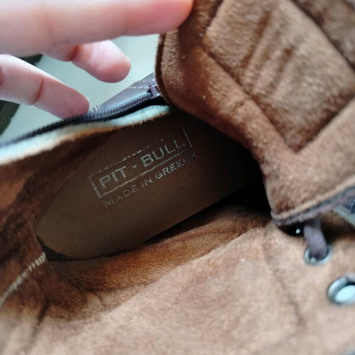 Pitbull leather boots brown like new size 39