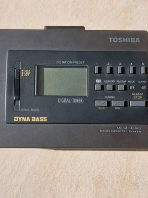 Toshiba KT 4521 portable radio cassette player new