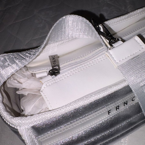 FRNC crossbody bag new, silver
