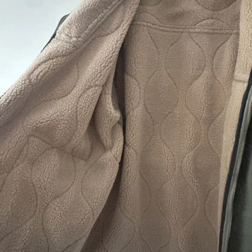 Teddy Neo Noir jacket like new, beige and green, size S