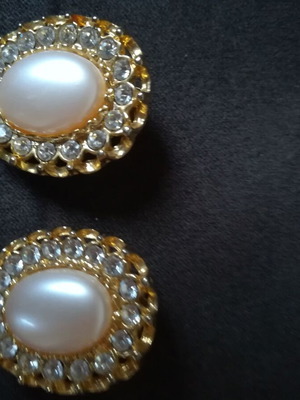 Jewelry silver gold-plated earrings like new