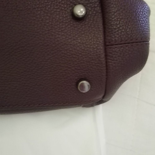 Coach shoulder bag, oxblood leather