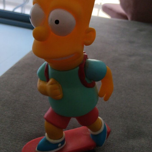 Bart Simpson bubblebath figure used