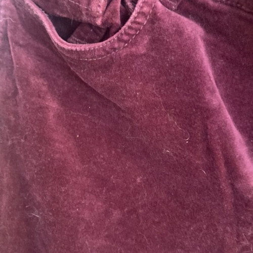 Velvet pants used, size 40