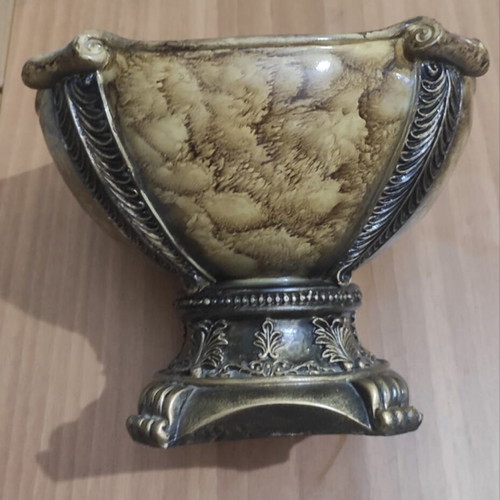 Decorative vase new with embossed patterns on base