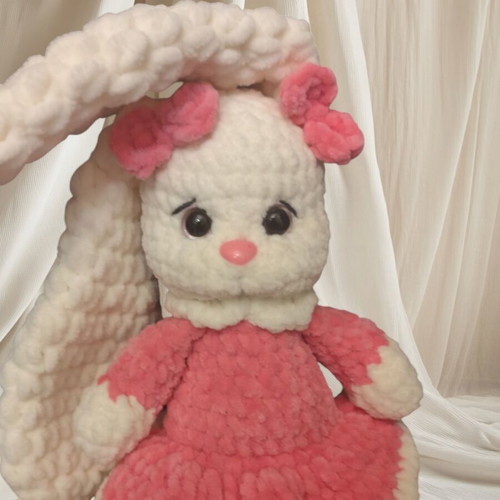 Handmade Bunny New Made of Soft Plush Yarn